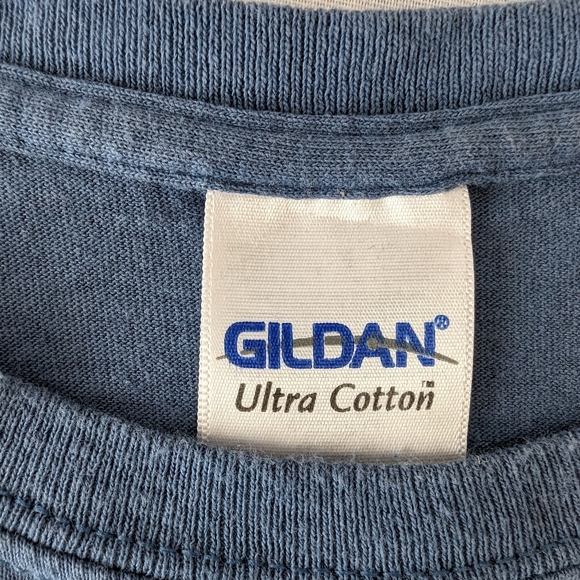 XL Buck Wear Tee, blue - Picture 2 of 5